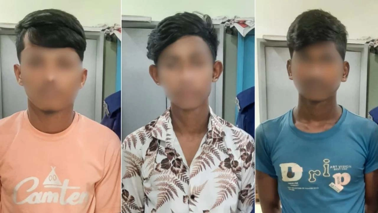 অভিযুক্ত তিনজন।