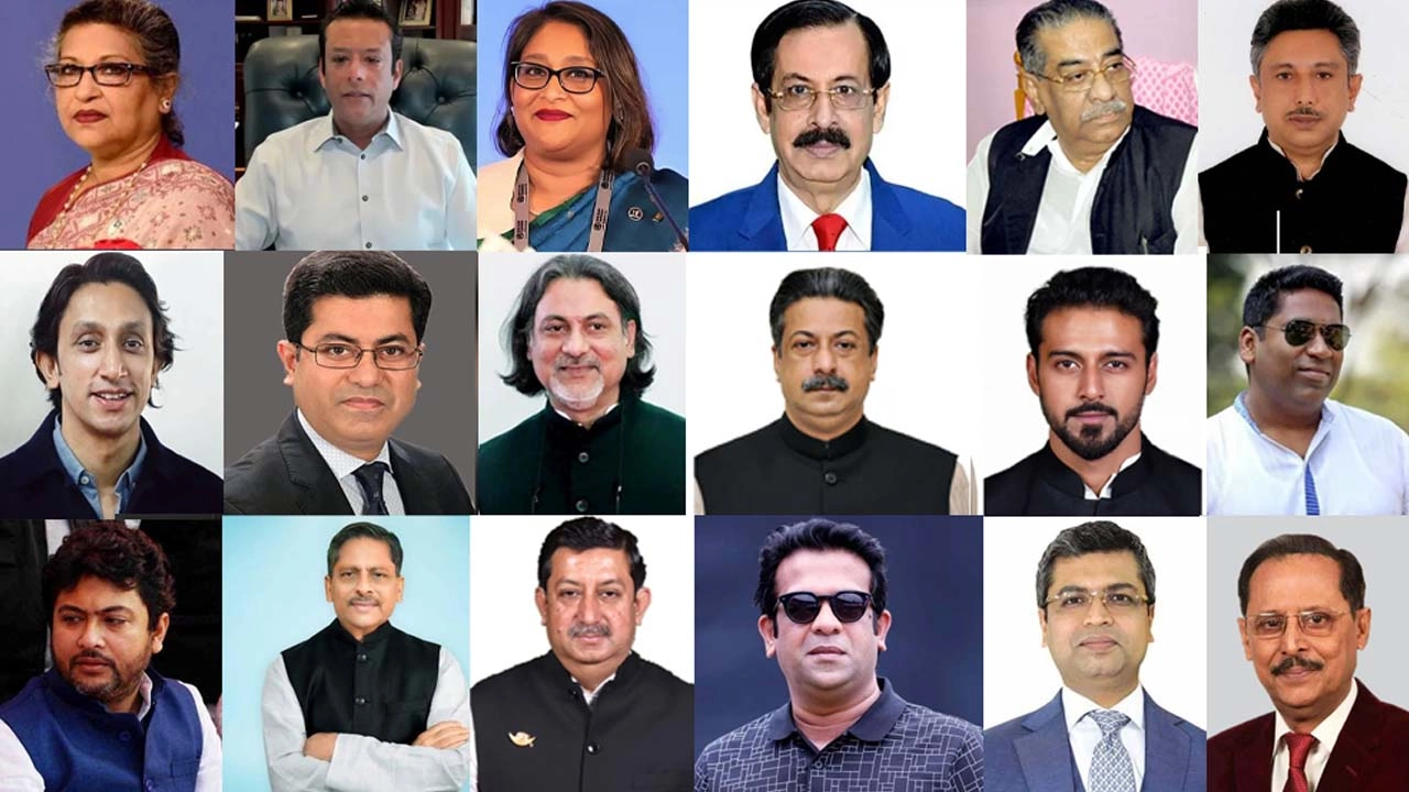 শেখ পরিবারের সদস্য এবং নিকটাত্মীয়। সংগৃহীত ছবি