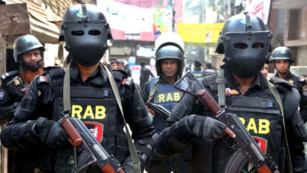 এলিট ফোর্স র্যাপিড অ্যাকশন ব্যাটালিয়ন (র্যাব)। ছবি: সংগৃহীত