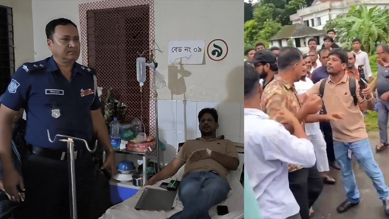সংবাদ সংগ্রহ করতে গিয়ে হেনস্তার শিকার হন সাংবাদিক। ছবি: সংগৃহীত