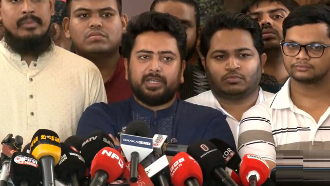 বিরোধীদলীয় চিফ হুইপ নাহিদ ইসলাম। ছবি: এনপিবি নিউজ