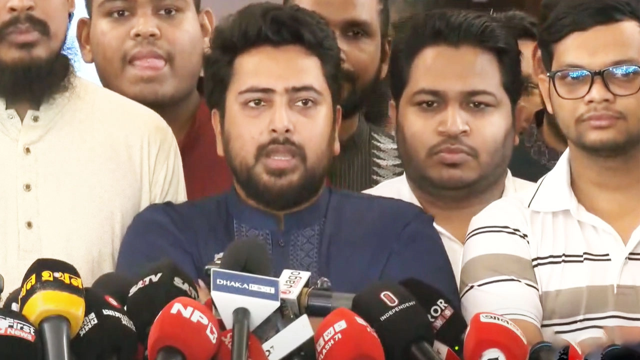 বিরোধীদলীয় চিফ হুইপ নাহিদ ইসলাম। ছবি: এনপিবি নিউজ