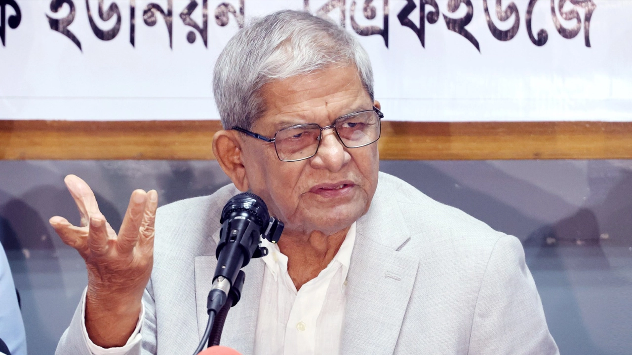 মির্জা ফখরুল ইসলাম আলমগীর ।। ফাইল ছবি
