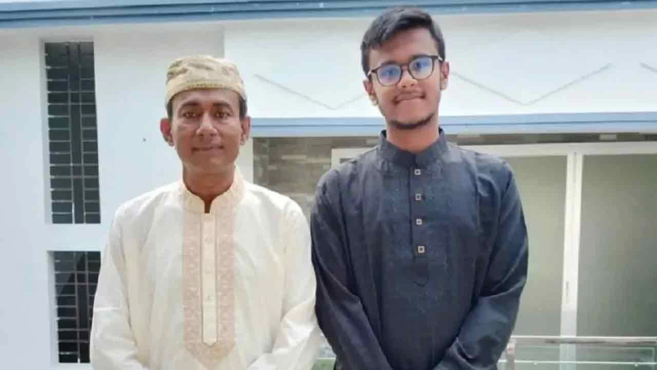 আবতাহি উদ্দিন লাবিব ও তার বাবা মফিদুল আলম