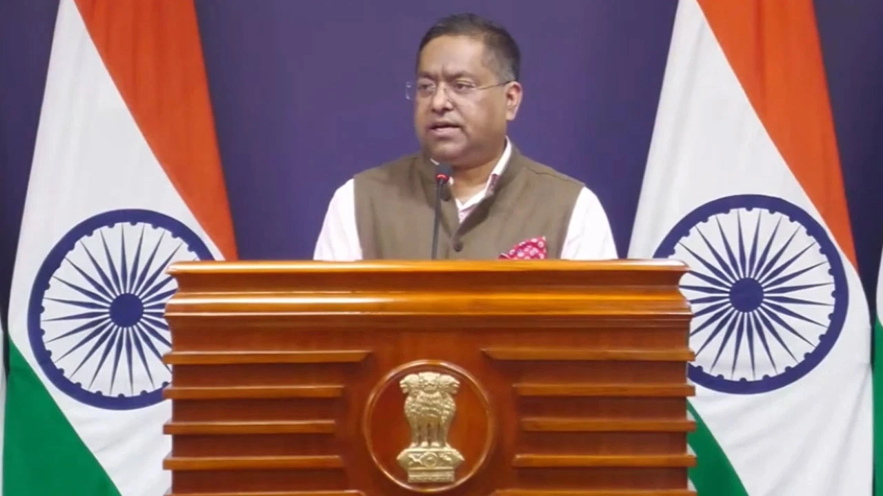 ভারতের পররাষ্ট্র মন্ত্রণালয়ের মুখপাত্র রনধীর জয়সওয়াল। ছবি: সংগৃহীত