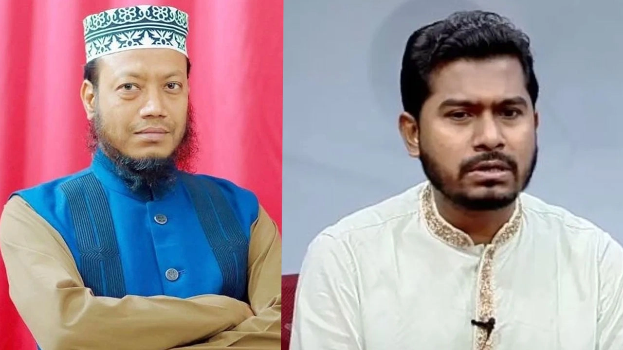 এমপি আমির হামজা ও নুরুল হক নুর। ছবি: সংগৃহীত
