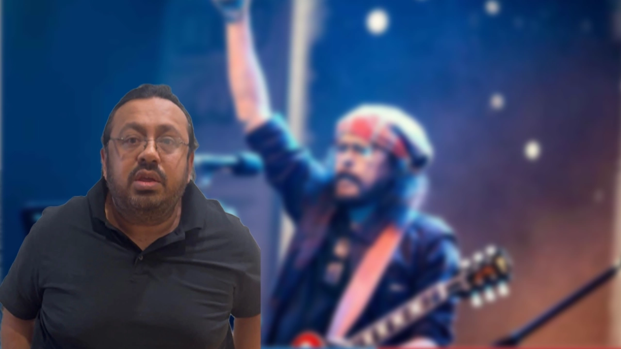জেমসের ম্যানেজার রবিন। ছবি: সংগৃহীত