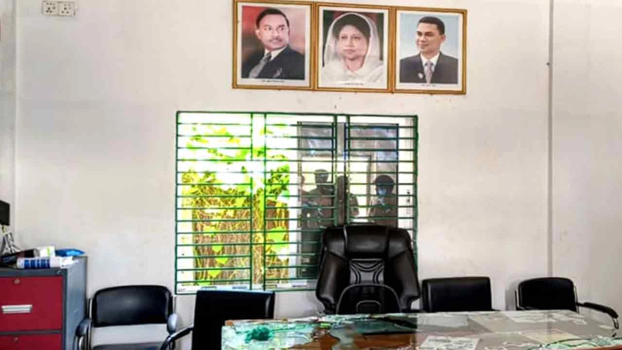 সোনারগাঁয়ে নিজেদের মধ্যে আধিপত্য বিস্তারকে কেন্দ্র করে সংঘর্ষে রাজনৈতিক কার্যালয় ভাঙচুর