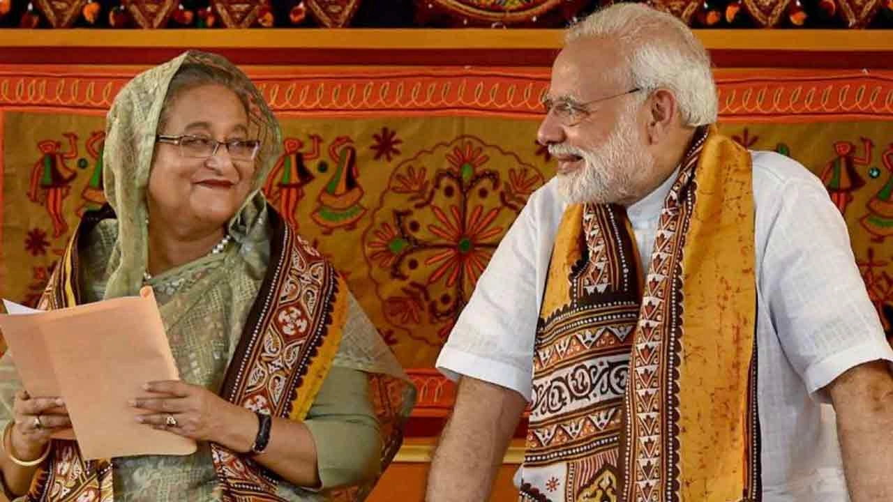 শেখ হাসিনা ও নরেন্দ্র মোদি