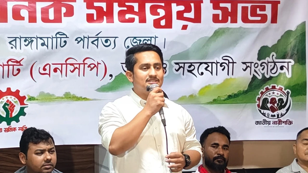 জাতীয় নাগরিক পার্টির (এনসিপি) মুখ্য সংগঠক সারজিস আলম। ছবি: সংগৃহীত