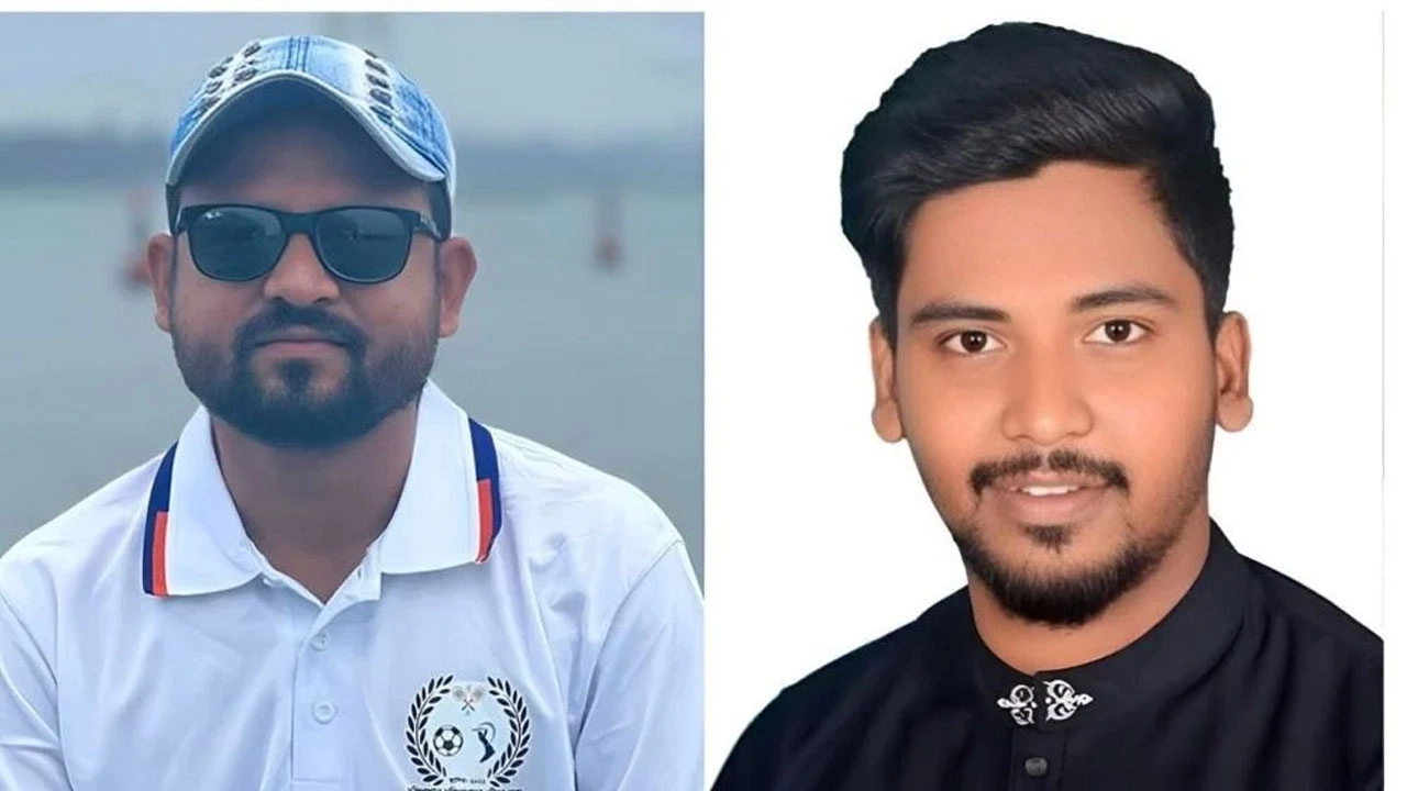 অভিযুক্ত ছাত্রদল সভাপতি ও সাধারণ সম্পাদক। ছবি: সংগৃহীত