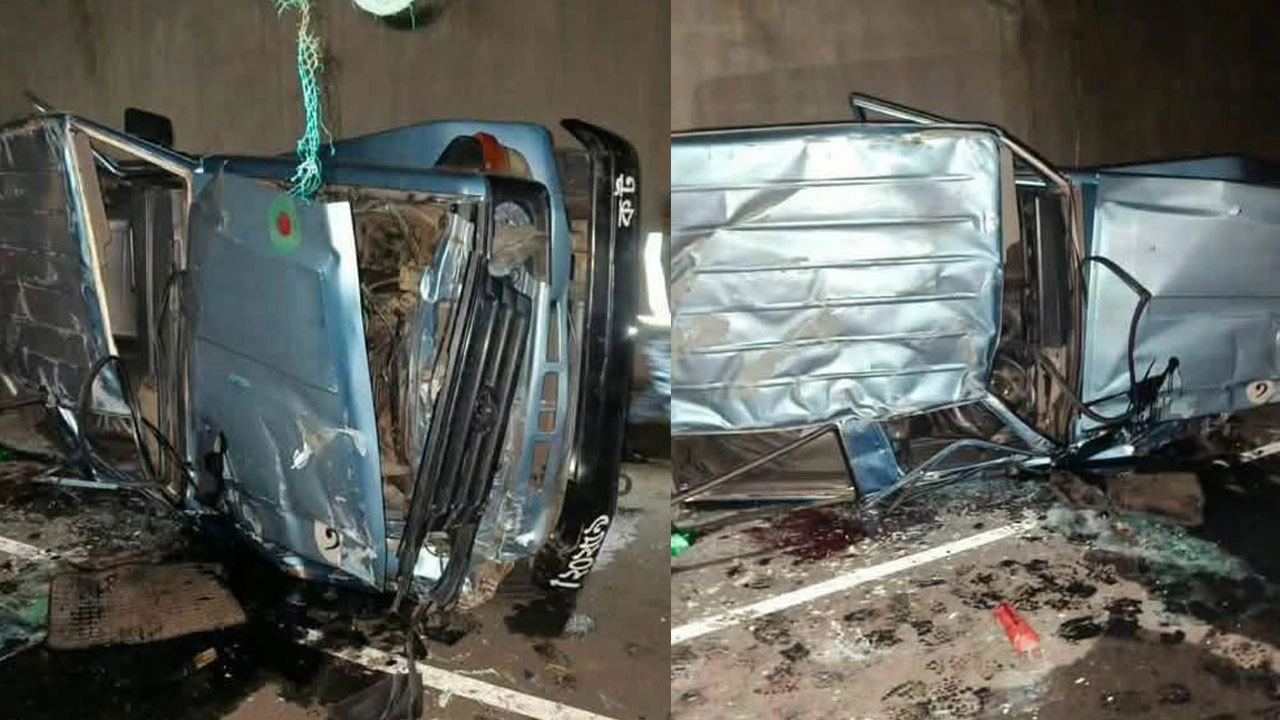 শাহজালাল বিমানবন্দরে দুর্ঘটনা। ছবি: এনপিবি নিউজ