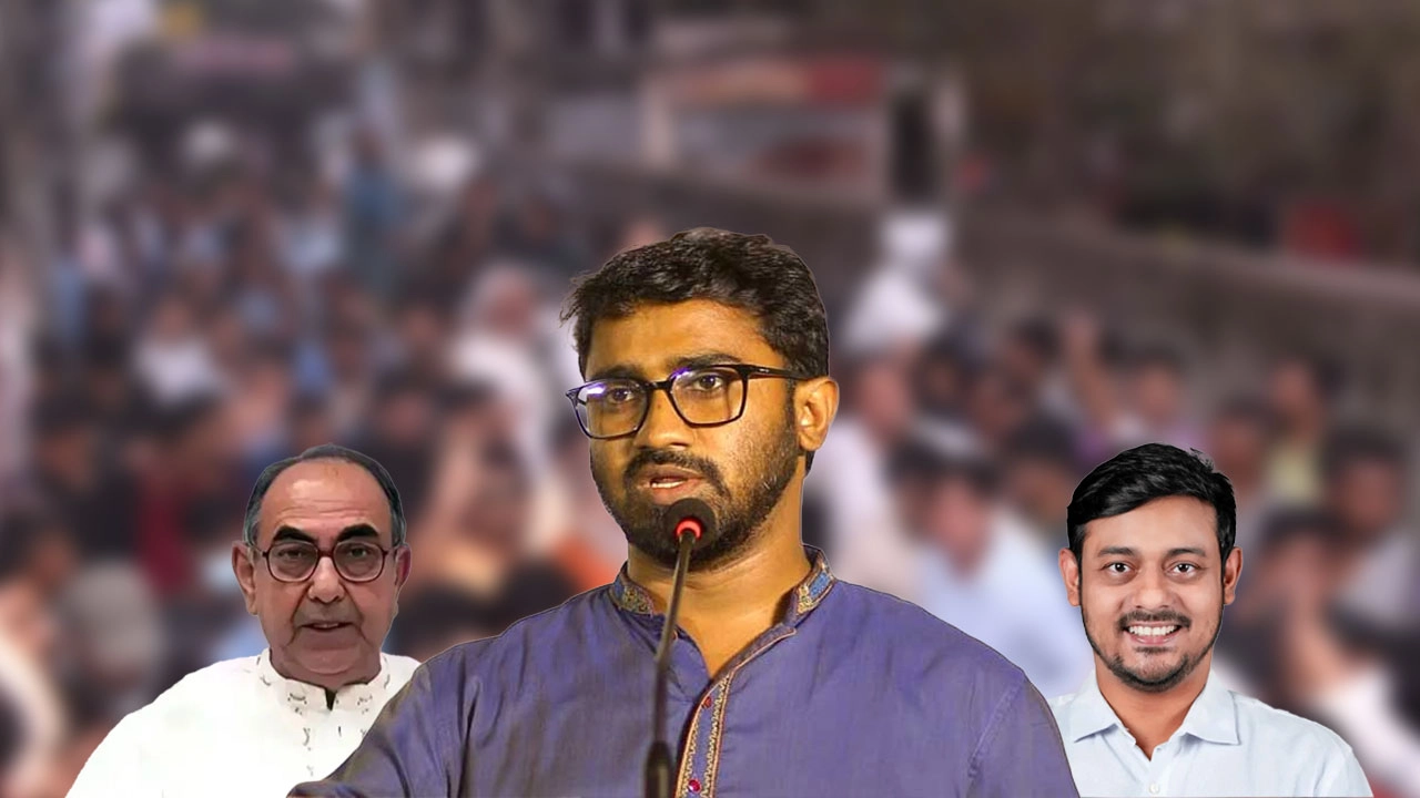 রাশেদ খান,মির্জা আব্বাস ও নাসীরুদ্দীন পাটওয়ারী। ছবি: সংগৃহীত
