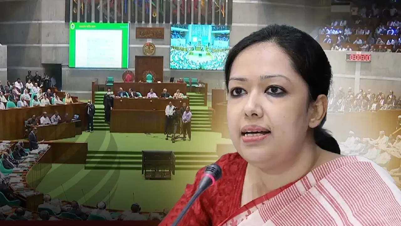 ব্রাহ্মণবাড়িয়া-২ আসনের সংসদ সদস্য ব্যারিস্টার রুমিন ফারহানা। ছবি: সংগৃহীত
