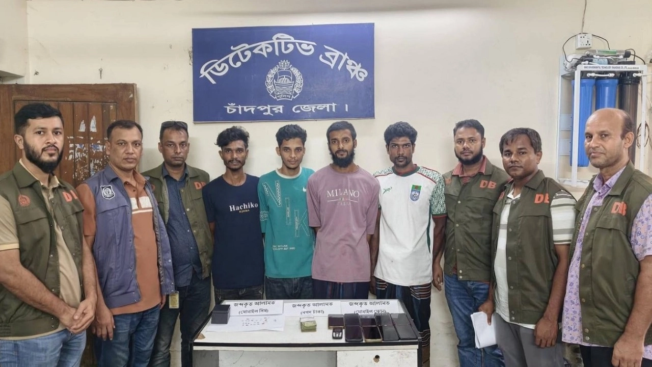 নড়াইলে চক্রের আরও ৪ সদস্য গ্রেপ্তার