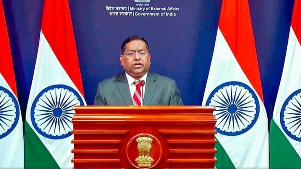 ভারতের পররাষ্ট্র মন্ত্রণালয়ের মুখপাত্র রণধীর জয়সওয়াল। ছবি: সংগৃহীত