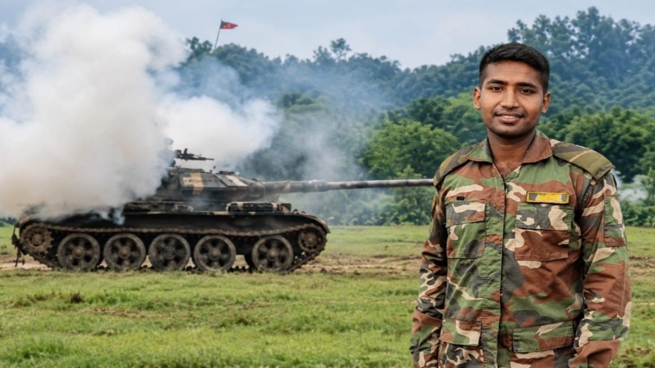 সদ্যোজাত সন্তানকে রেখে না ফেরার দেশে সৈনিক