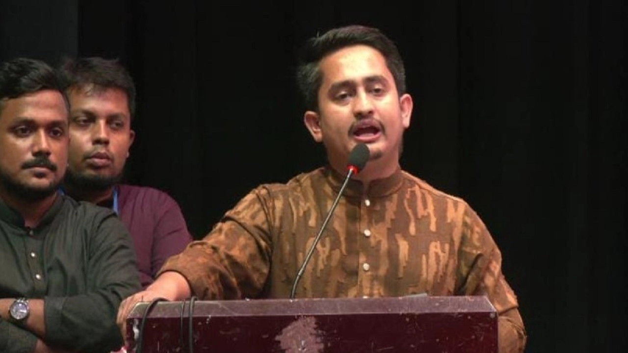 জাতীয় নাগরিক পার্টির (এনসিপি) উত্তরাঞ্চলের মুখ্য সংগঠক সারজিস আলম