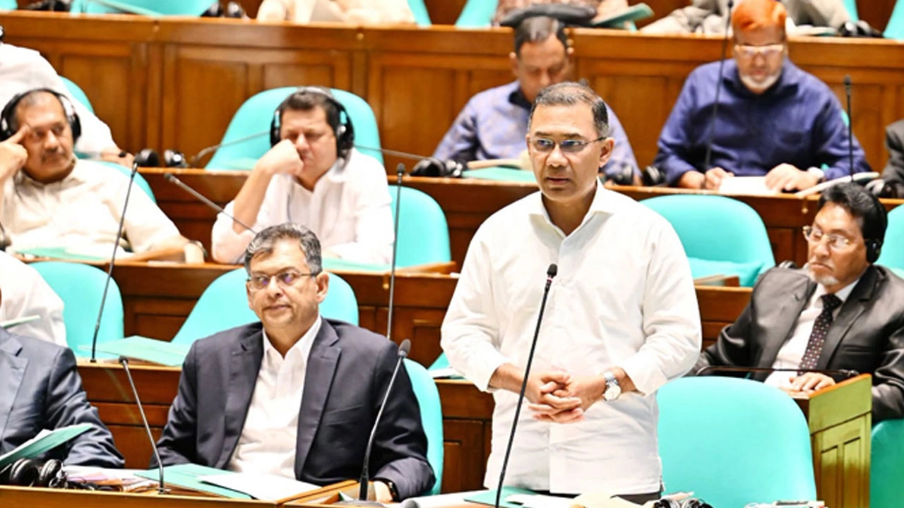 সংসদে প্রধানমন্ত্রী তারেক রহমান। ছবি: সংগৃহীত