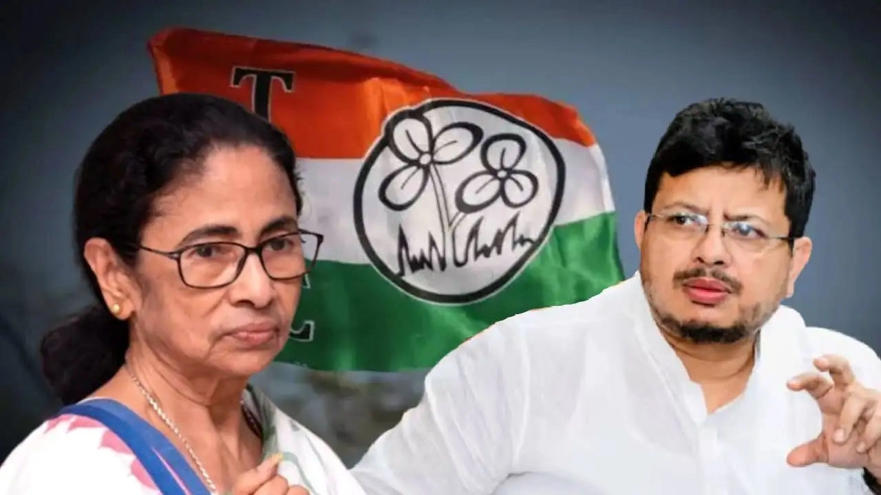 মমতা বন্দ্যোপাধ্যায়  ও ঋতব্রত বন্দ্যোপাধ্যায়। ছবি: সংগৃহীত