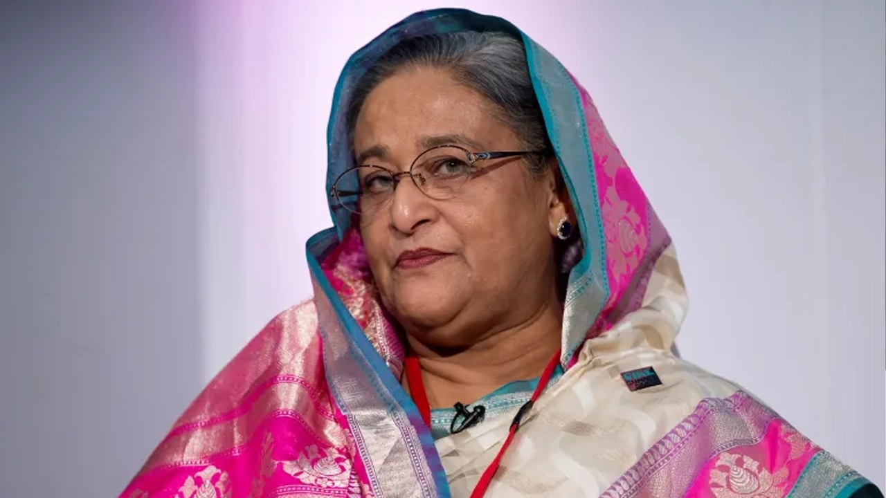ক্ষমতাচ্যুত প্রধানমন্ত্রী শেখ হাসিনা। ছবি: সংগৃহীত