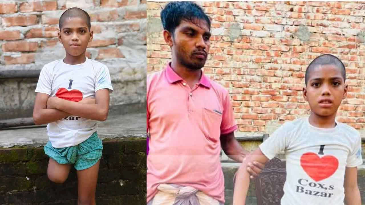 ভিক্ষুকের বেশে বাবার সামনে রায়হান