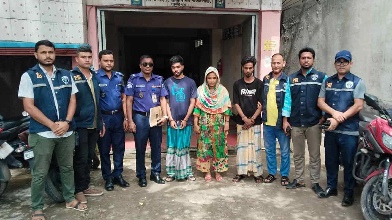গ্রেপ্তারকৃত আসামিরা