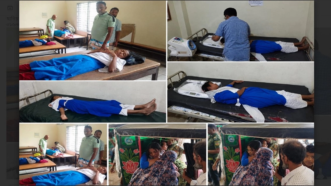 হাতিয়ায় আবারও অসুস্থ ২১ শিক্ষার্থী