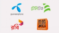 ৪ মোবাইল অপারেটরকে ৮ কোটি ৬৮ লাখ টাকা জরিমানা