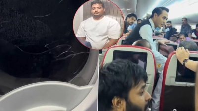 উড়ন্ত বিমানে দরজা খোলার চেষ্টা, যাত্রী গ্রেপ্তার