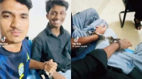 থানার ভেতরে হাতকড়া পরে আসামির টিকটক, ভিডিও ভাইরাল 