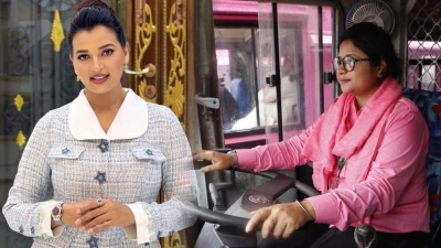 ‘পিংক বাস’ নিয়ে মুখ খুললেন অভিনেত্রী বর্ষা