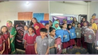 সুবিধাবঞ্চিত শিক্ষার্থীদের মাঝে স্কুল ব্যাগ ও রেফ্রিজারেটর বিতরণ