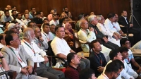 দর্শক সারিতে বসে প্রতিষ্ঠাবার্ষিকীর সাংস্কৃতিক অনুষ্ঠান উপভোগ করলেন প্রধানমন্ত্রী