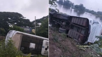 কুমিল্লায় মেডিকেল শিক্ষার্থীদের বাস খাদে, আহত ২০