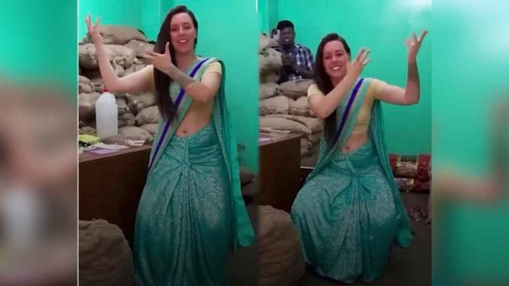 আলু বিক্রি বাড়াতে দোকানে তরুণীর নাচ, ভিডিও ভাইরাল